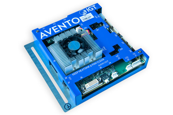 IGT's Avento hardware add-on for gaming cabinets